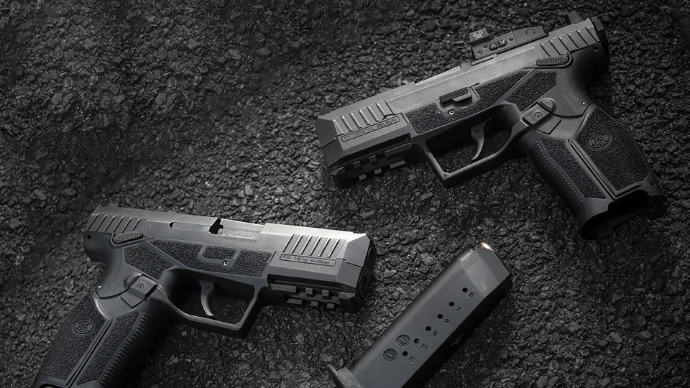 2 fn hiper on a asphalt background with a charger in the middle