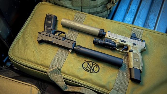 2 fn 509 with suppressors on a fn case